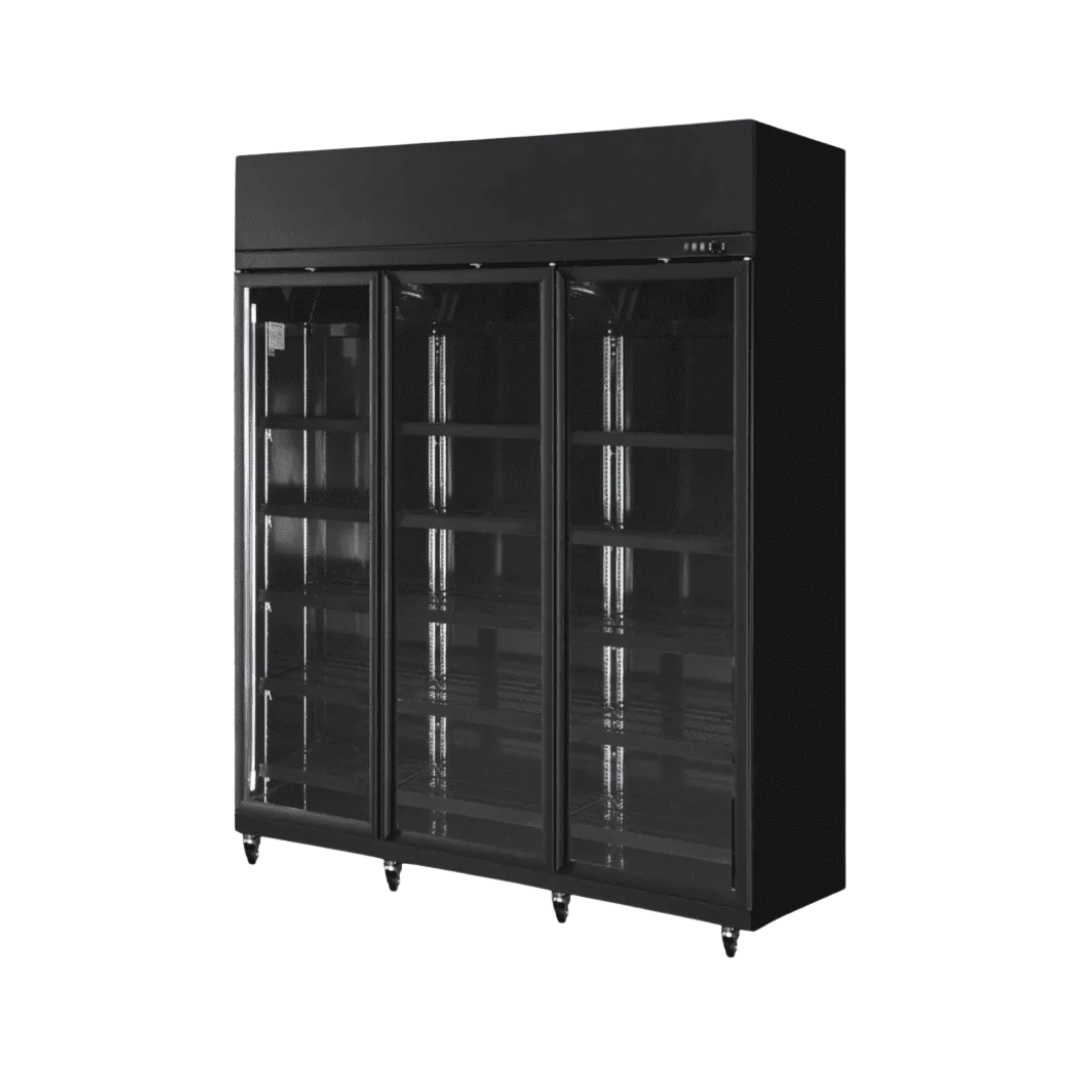 Three Door Freezer (Elegance Black)