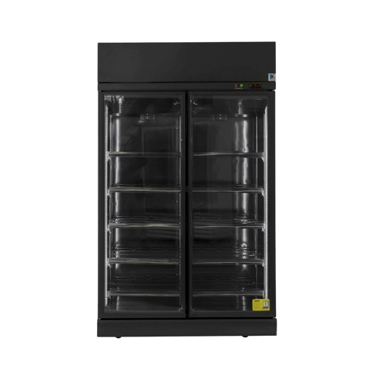Two Door Freezer (Elegance Black) - Rent to Buy