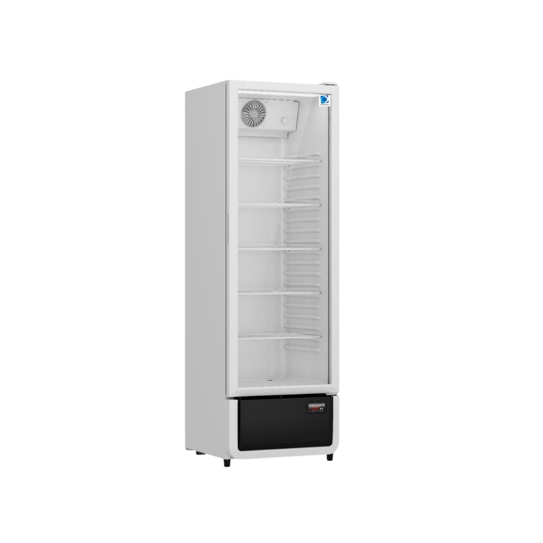 SC-380 White Single Door Display Fridge