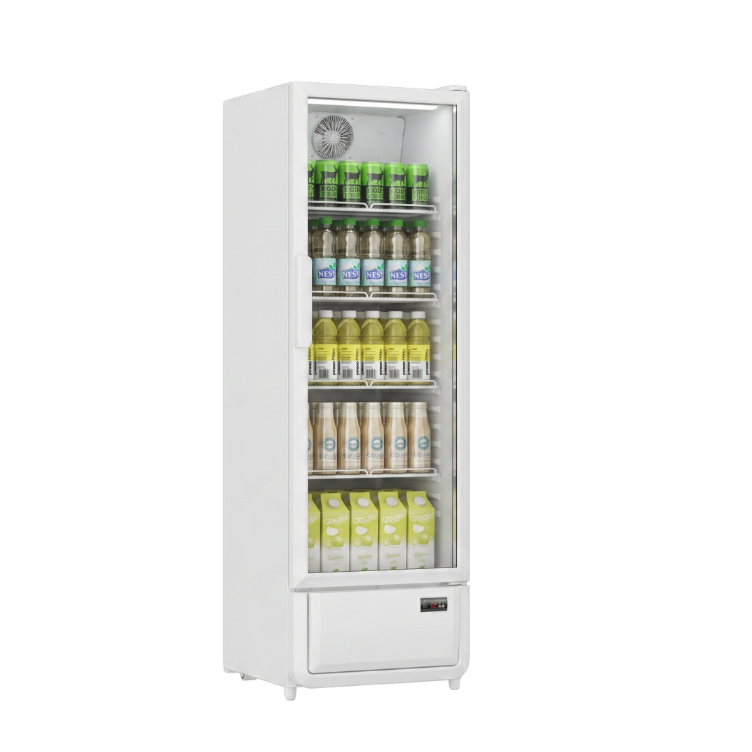 SC-280 Single Door Display Fridge White