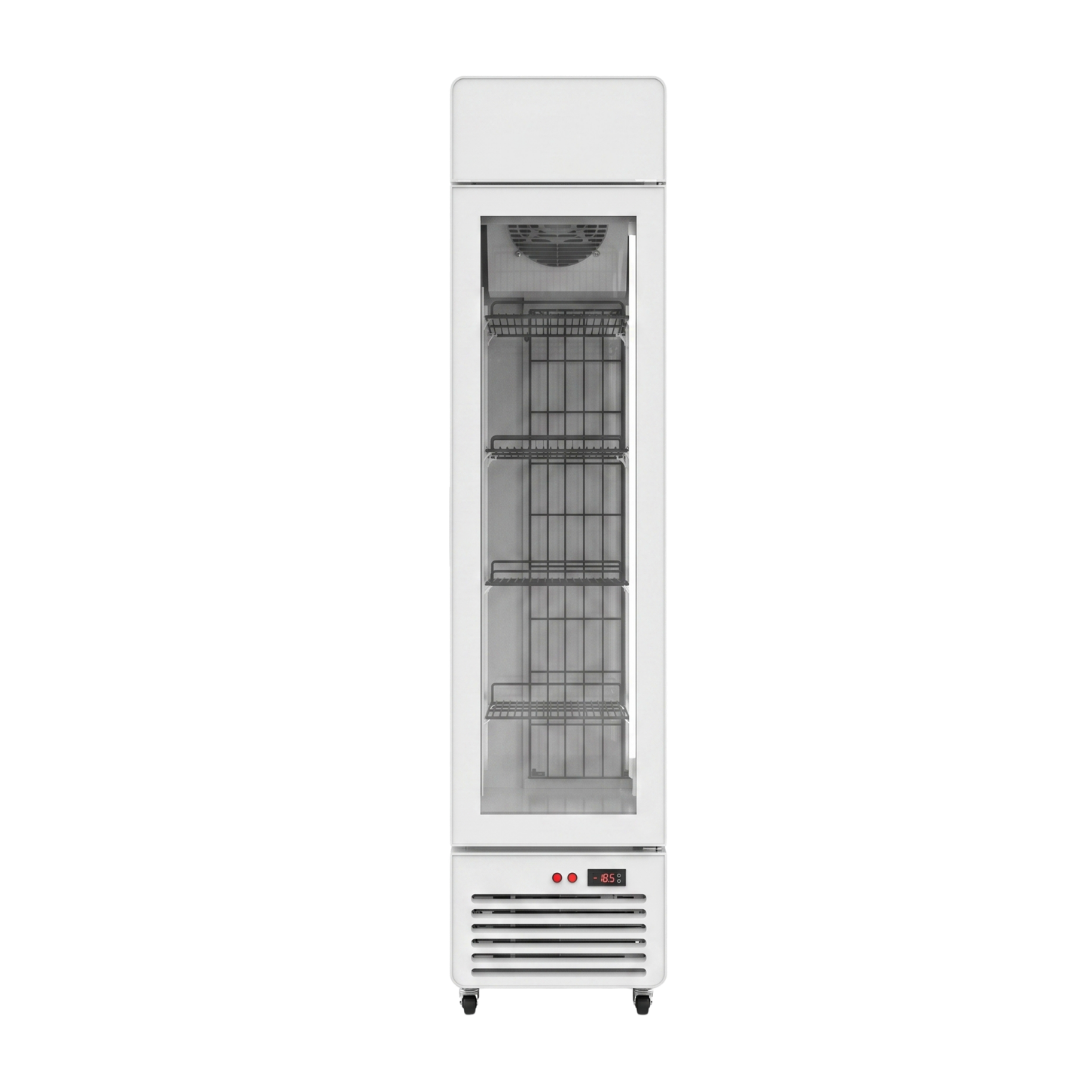 White Slimline Freezer - Rent To Buy