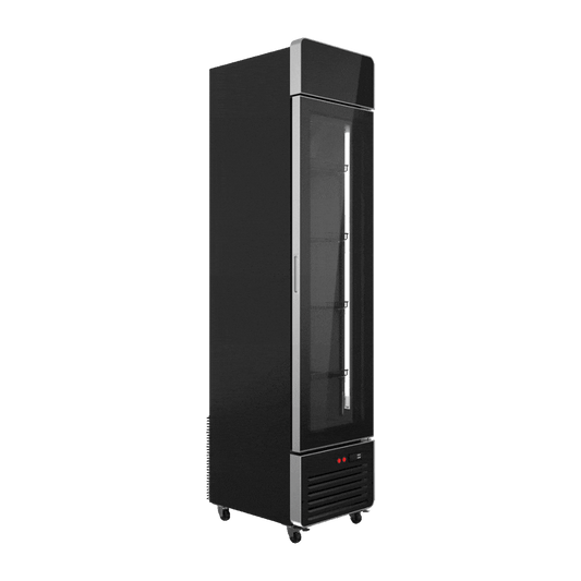 Black Slimline Fridge - Rent to Buy