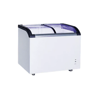 compare product CF-220 Curved Top Display Chest Freezer For Hire