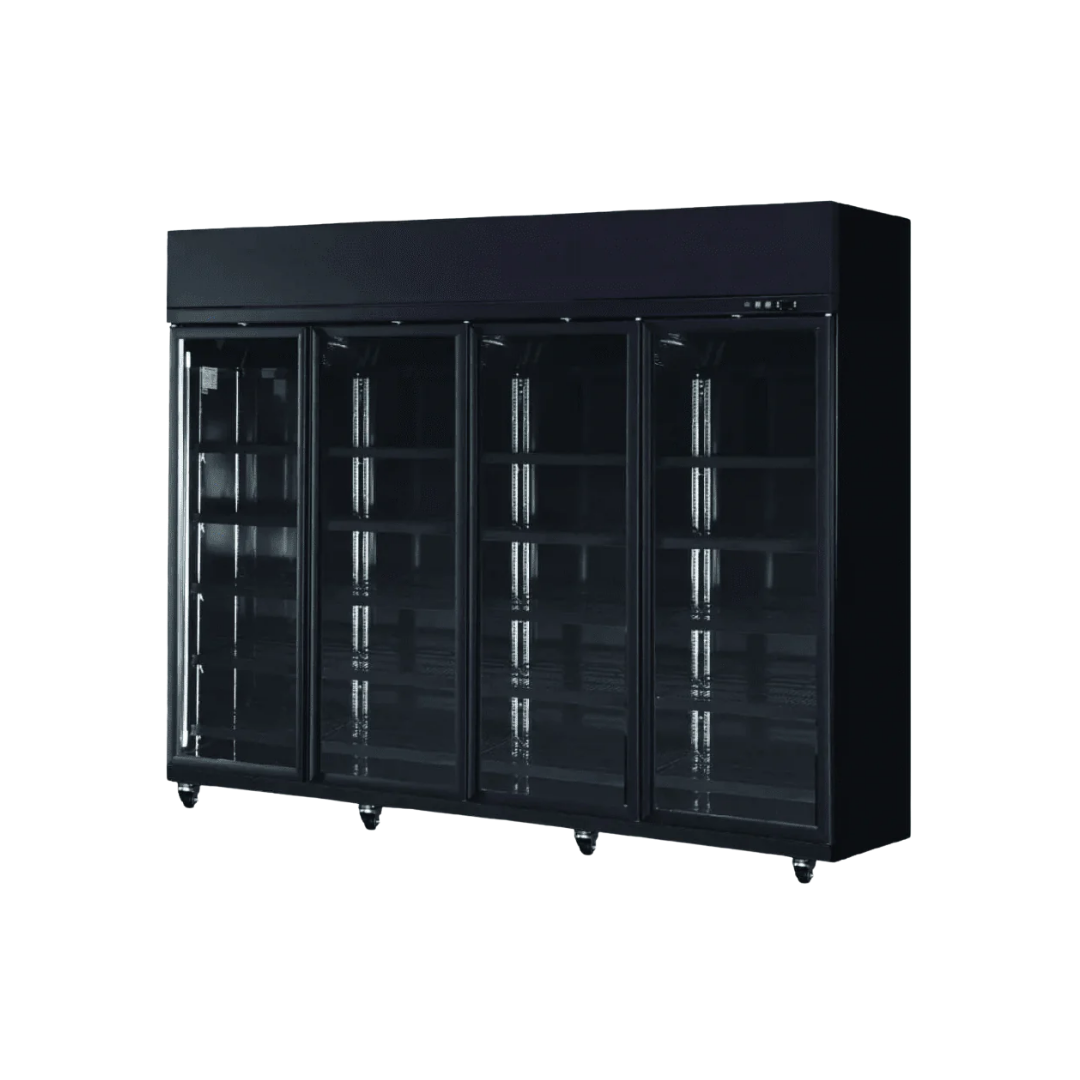 Four Door Freezer (Elegance Black) - Rent to Buy