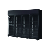 Four Door Freezer (Elegance Black) - Rent to Buy
