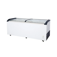 SD-720Q Curved Top Display Chest Freezer - Rent To Buy