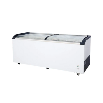 compare product SD-720Q Curved Top Display Chest Freezer - Rent To Buy