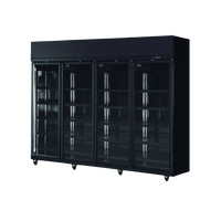 Four Door Fridge (Elegance Black) - Rent to Buy