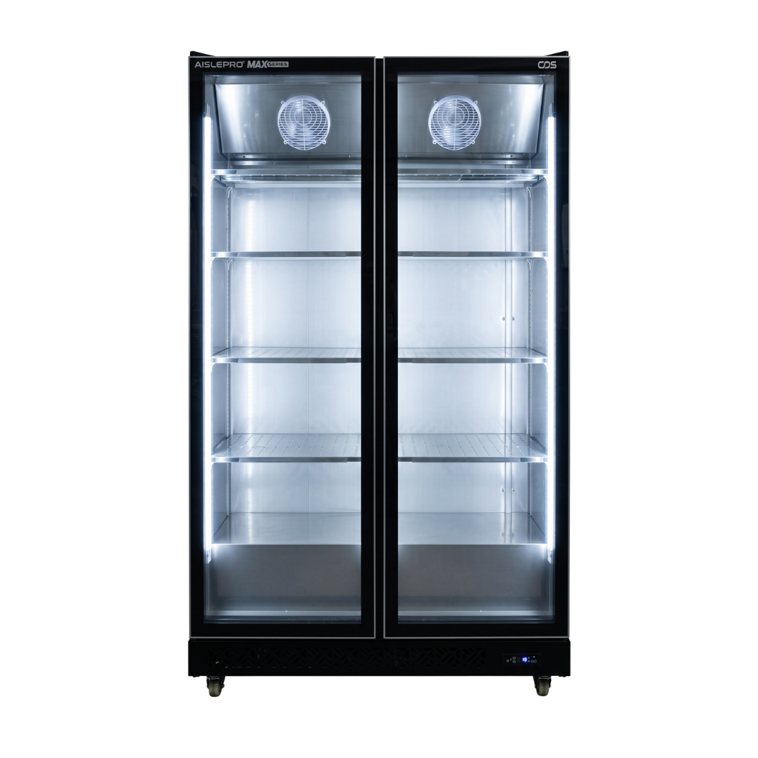 AislePro MAX Double Door Display Fridge - Rent to Buy
