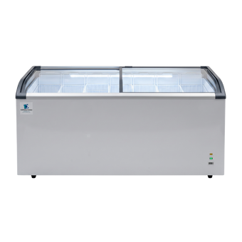 compare product CF-720 Curved Top Display Chest Freezer For Hire
