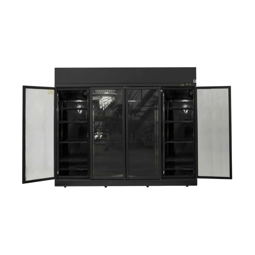 Four Door Freezer (Elegance Black) - Rent to Buy