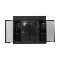 Four Door Freezer (Elegance Black) - Rent to Buy