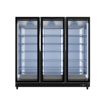 compare product AislePro Max Triple Door Display Fridge - Rent to Buy