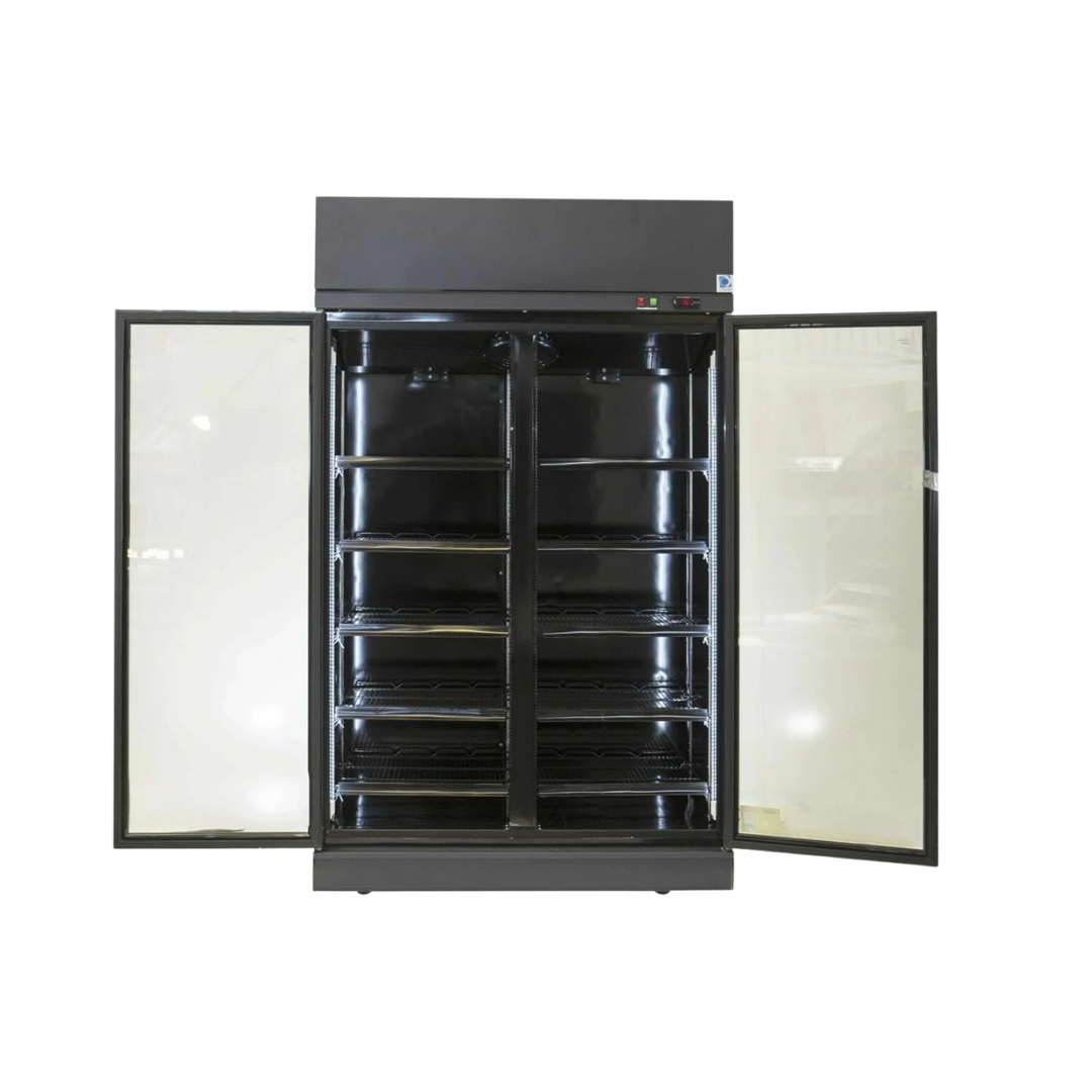Two Door Fridge (Elegance Black) - Rent to Buy