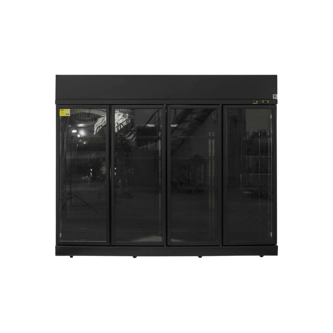 Four Door Fridge (Elegance Black) - Rent to Buy
