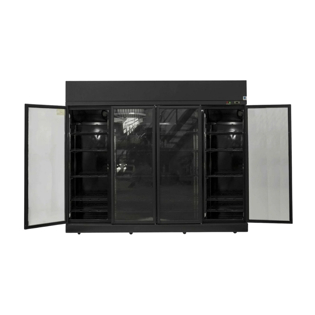 Four Door Fridge (Elegance Black) - Rent to Buy