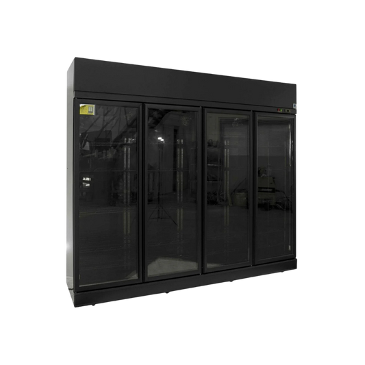 Four Door Freezer (Elegance Black) - Rent to Buy