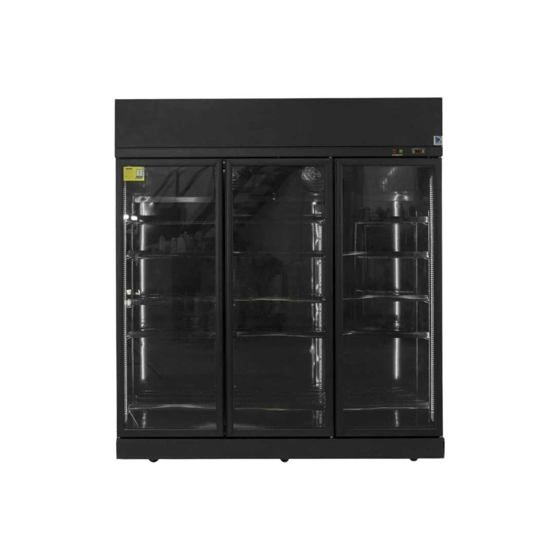 Three Door Freezer (Elegance Black)