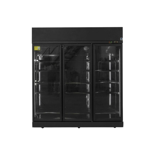 Three Door Freezer (Elegance Black) - Rent to Buy