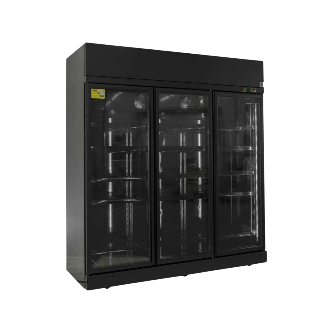 Three Door Freezer (Elegance Black)