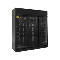 Three Door Freezer (Elegance Black)