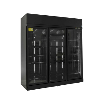 compare product Three Door Freezer (Elegance Black)