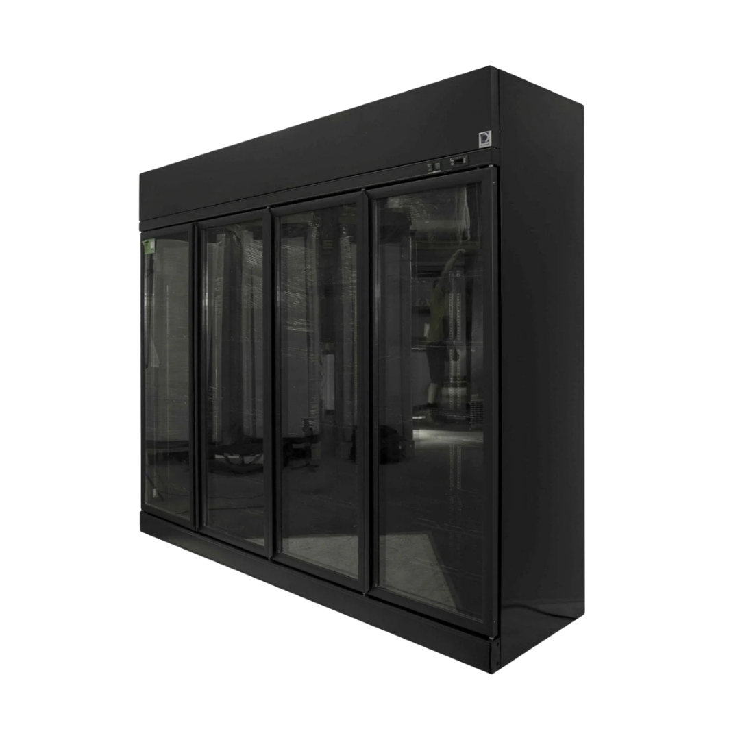 Four Door Freezer (Elegance Black) - Rent to Buy