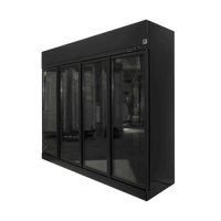 Four Door Freezer (Elegance Black) - Rent to Buy