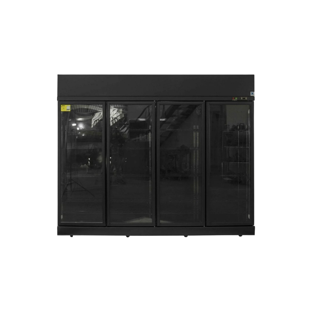Four Door Freezer (Elegance Black) - Rent to Buy