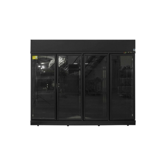 Four Door Freezer (Elegance Black) - Rent to Buy