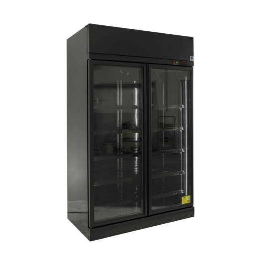 Two Door Freezer (Elegance Black) - Rent to Buy