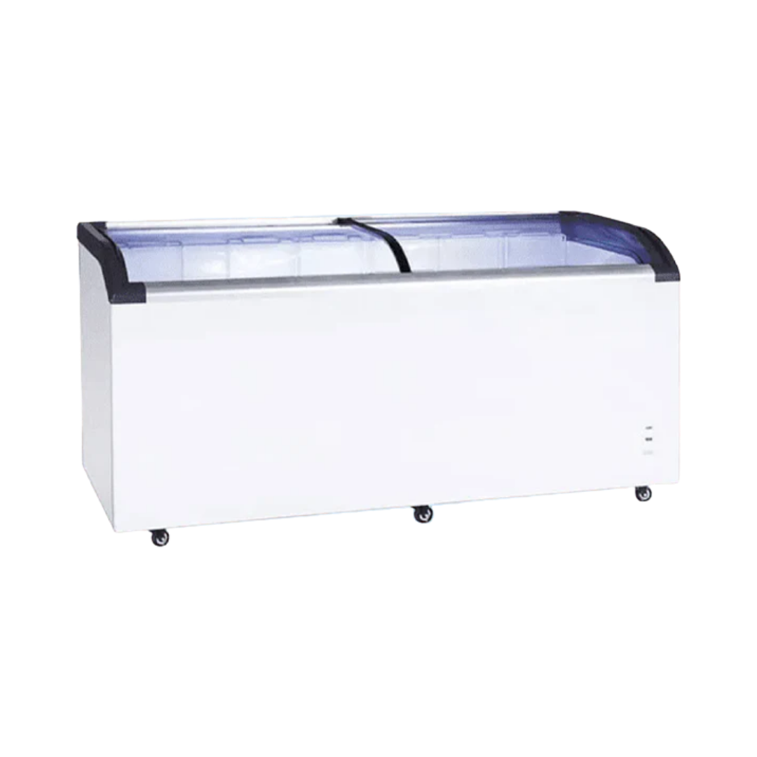 SD-720Q Curved Top Display Chest Freezer - Rent To Buy