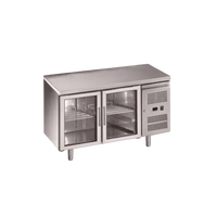 Two Door Underbar Fridge (Glass Doors) For Hire