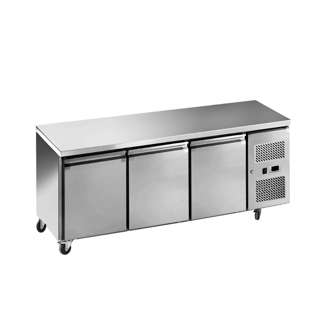Three Door Underbar Fridge (Solid Doors)