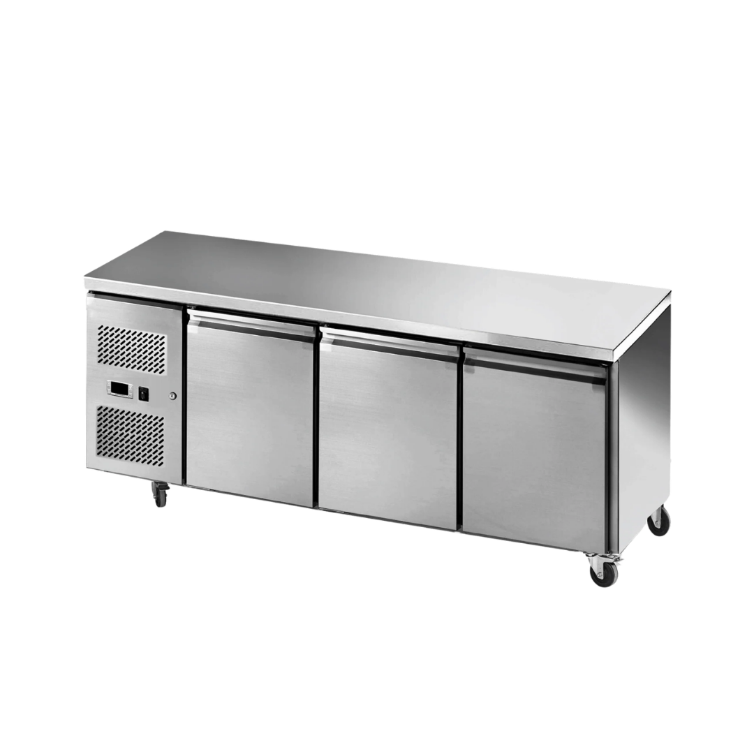 Three Door Underbar Fridge (Solid Doors)