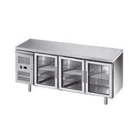 Three Door Underbar Fridge (Glass Doors)