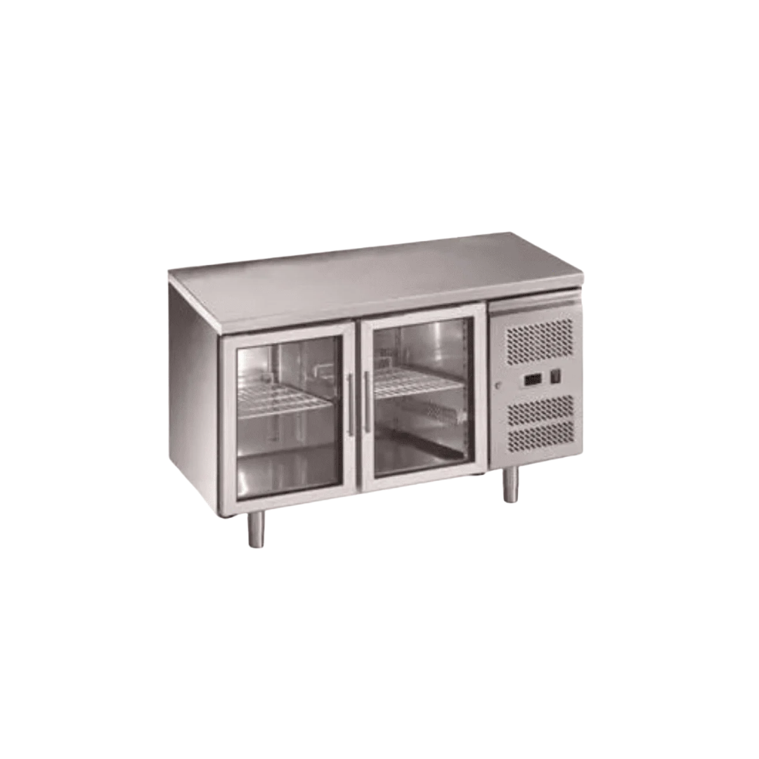 Two Door Underbar Fridge (Glass Doors)