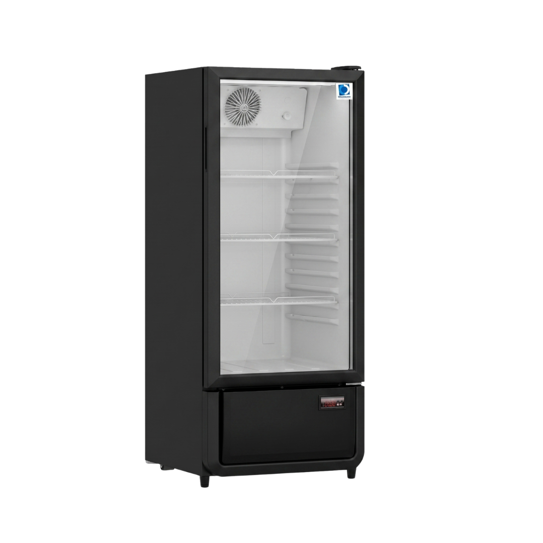 SC-200 Low Height Single Door Display Fridge Black