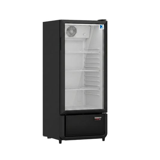 SC-200 Low Height Single Door Display Fridge Black