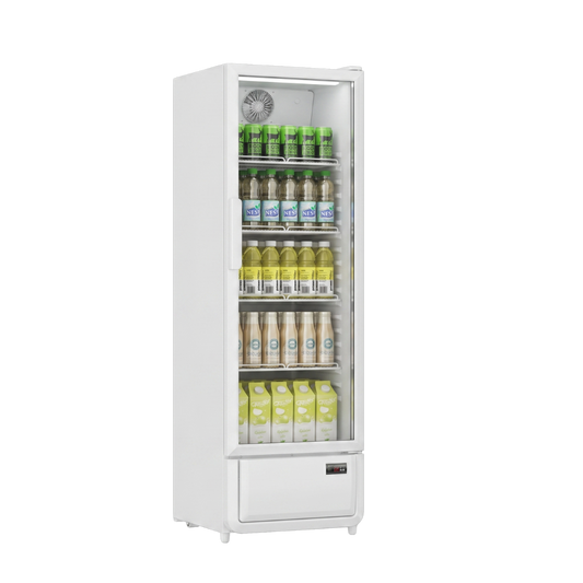SC-280 Single Door Display Fridge White