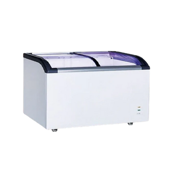 compare product CF-420 Curved Top Display Chest Freezer For Hire