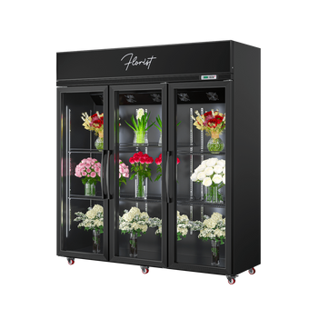 compare product FLORA PRO™ 3-Door Flower Display Fridge