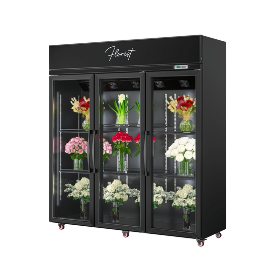 FLORA PRO™ 3-Door Flower Display Fridge