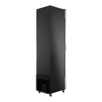 Black Slimline Fridge - Rent to Buy