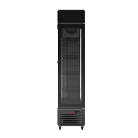 Black Slimline Freezer