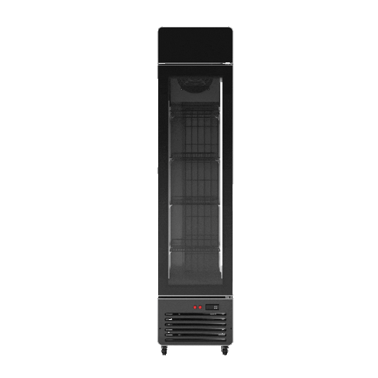 Black Slimline Freezer - Rent to Buy