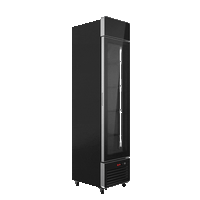 Black Slimline Freezer