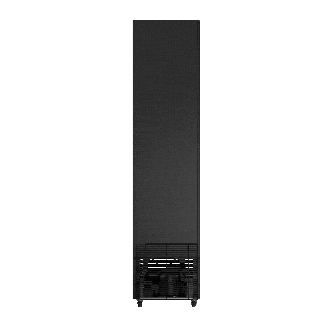 Black Slimline Freezer