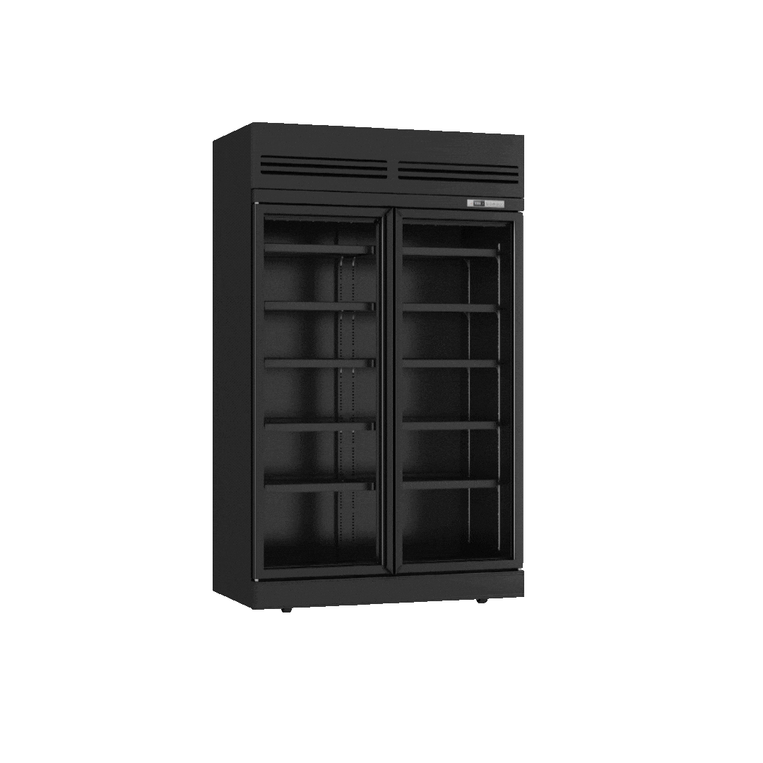 Two Door Fridge (Elegance Black) - Rent to Buy
