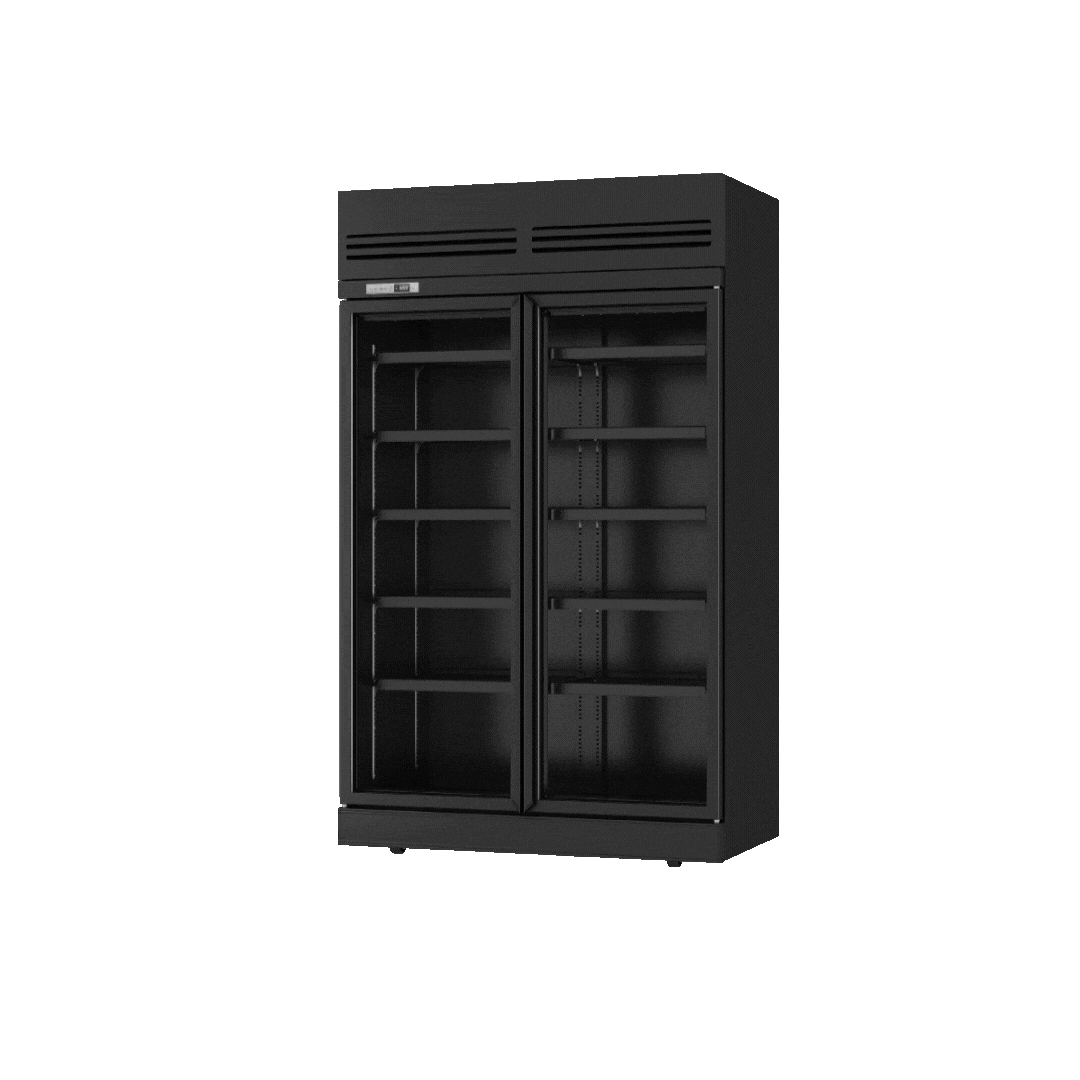 Two Door Fridge (Elegance Black) - Rent to Buy